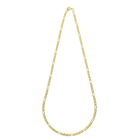 GoldFi - 18k Gold Filled 3.5mm Figaro Mariner "Figarucci" Chain - Lulu Bella Boutique