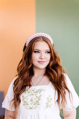 Pink Pearl Headband - Lulu Bella Boutique