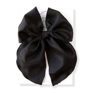 Black Satin | Party Bow