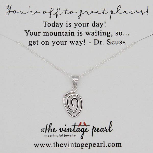 The Vintage Pearl - You're Off To Great Places! Necklace (sterling silver)