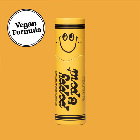 Poppy & Pout - Vegan Lip Balm, "Lil Poppies" Banana Fanna - Lulu Bella Boutique