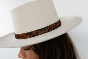 Gigi Pip Dark Leopard Hat Band