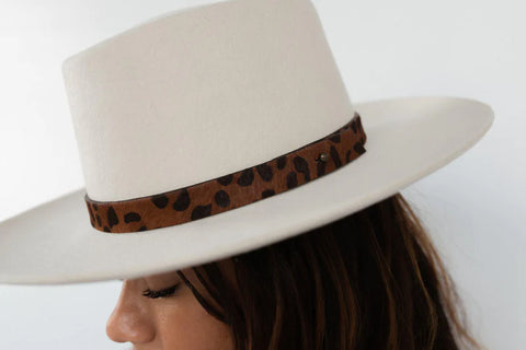 Gigi Pip Dark Leopard Hat Band