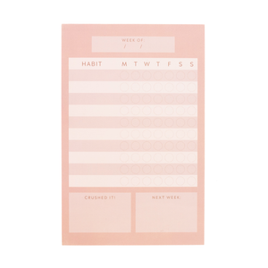 Use our new habit tracker as a way to keep some focus on YOU this season, too! Perfect for entering the new year, keep track of all the new habits you'd like to implement in your life. There's a space for a weekly pat-on-the-back and room for improvement too!