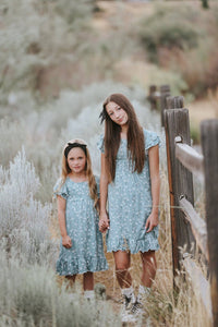 Navy Fields - Millie Blue Foral Dress