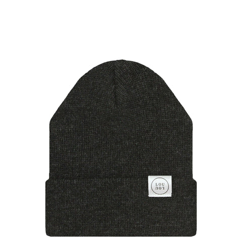 Beanie - Heathered Black: Infant