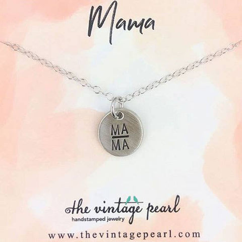 The Vintage Pearl - MAMA Necklace - Lulu Bella Boutique