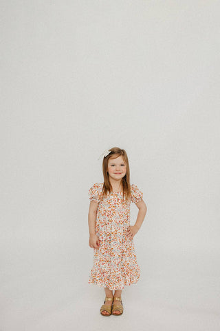 Navy Fields - Millie Mauve Floral Dress - Lulu Bella Boutique