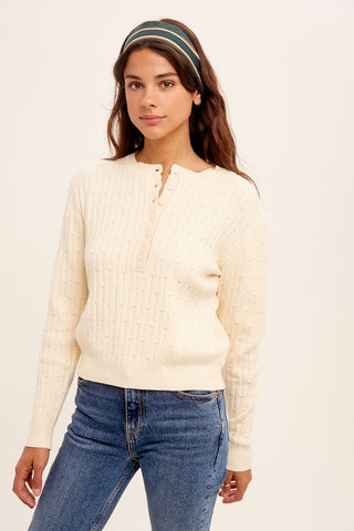 Classy Lady Sweater Top - Lulu Bella Boutique