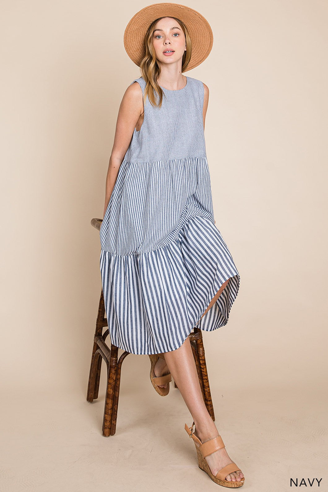 Tiered discount tank dress